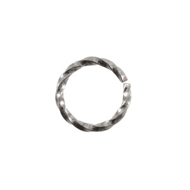 1707-0602-BN - Brass Jump Ring Twisted 6x1MM-19ga Black Nickel 500pcs 1707-0602-BN,6mm,Brass,Jump Ring,Twisted,6mm,Grey,Black Nickel,Metal,500pcs,China,montreal, quebec, canada, beads, wholesale