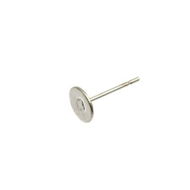 1708-0304-WH - Metal Earring Flat Stud 6X12MM Nickel Nickel Free 100pcs 1708-0304-WH,Cabochons,Settings for cabochons,100pcs,Metal,Earring Flat Stud,6X12MM,Grey,Nickel,Metal,Nickel Free,100pcs,China,montreal, quebec, canada, beads, wholesale