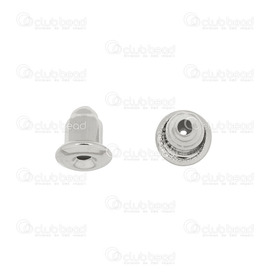 1708-0316-2-WH - Metal Earring Bullet Clutch Nickel 100pcs 1708-0316-2-WH,Metal,Nickel,Metal,Earring Bullet Clutch,Grey,Nickel,Metal,100pcs,China,montreal, quebec, canada, beads, wholesale