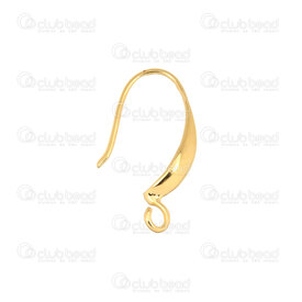 1708-0338-GL - Metal Fish Hook 2.5x14mm Gold 3mm Loop 50pcs 1708-0338-GL,Findings,Earrings,Metal,Metal,Fish Hook,2.5x14mm,Yellow,Gold,Metal,3mm Loop,50pcs,China,montreal, quebec, canada, beads, wholesale