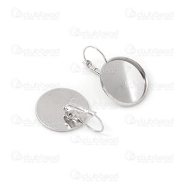 1708-0339-20 - Metal Bezel Cup Leverback Earring Round 20mm Nickel 10pcs 1708-0339-20,Findings,Nickel,Metal,Bezel Cup Leverback Earring,Round,20MM,Grey,Nickel,Metal,10pcs,China,montreal, quebec, canada, beads, wholesale