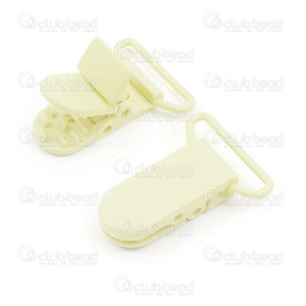 1709-0900-3550 - Plastic Pacifier clip 21x35MM Light Yellow With Loop Ideal for chew beads jewelry 1pc 1709-0900-3550,For teething jewelry,Clip,Plastic,Pacifier clip,21x35MM,Yellow,Yellow,Plastic,With Loop,1pc,China,Ideal for chew beads jewelry,montreal, quebec, canada, beads, wholesale