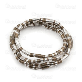1710-0120-02-MIX2 - Metal Flexible Snake Chain 90cm Antique and Nickel Nickel Free 1 pc , 5MM thick 1710-0120-02-MIX2,Chains,montreal, quebec, canada, beads, wholesale