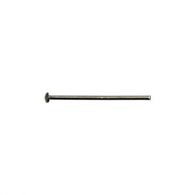 A-1714-0100 - Metal Head Pin 16mm Black Nickel Wire Size 0.7mm-22GA 5x100pcs A-1714-0100,Findings,16MM,Head Pin,Metal,Head Pin,16MM,Grey,Black Nickel,Metal,Wire Size 0.7mm,5x100pcs,China,montreal, quebec, canada, beads, wholesale