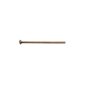 A-1714-0104 - Metal Head Pin 16mm Antique Copper Wire Size 0.7mm-22GA 5x100pcs A-1714-0104,Findings,16MM,5x100pcs,Metal,Head Pin,16MM,Brown,Antique Copper,Metal,Wire Size 0.7mm,5x100pcs,China,montreal, quebec, canada, beads, wholesale