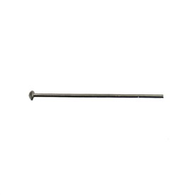 A-1714-0110 - Metal Head Pin 25MM Black Nickel Wire Size 0.7mm 5x100pcs A-1714-0110,montreal, quebec, canada, beads, wholesale