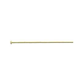 A-1714-0122 - Metal Head Pin 38mm Gold Wire Size 0.7mm-22GA 200pcs A-1714-0122,Findings,200pcs,Metal,Head Pin,38MM,Gold,Metal,Wire Size 0.7mm,200pcs,China,montreal, quebec, canada, beads, wholesale
