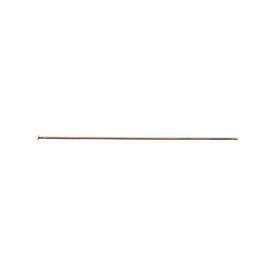 A-1714-0134 - Metal Head Pin 50mm Antique Copper Wire Size 0.7mm-22GA 200pcs A-1714-0134,Findings,50MM,Head Pin,Metal,Head Pin,50MM,Brown,Antique Copper,Metal,Wire Size 0.7mm,200pcs,China,montreal, quebec, canada, beads, wholesale