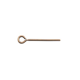 A-1714-0204 - Metal Eye Pin 16MM Antique Copper Wire Size 0.7mm-22GA 5x100pcs A-1714-0204,Metal,Eye Pin,16MM,Brown,Antique Copper,Metal,Wire Size 0.7mm,5x100pcs,China,montreal, quebec, canada, beads, wholesale