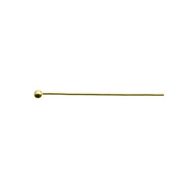 A-1714-0302 - Metal Ball Pin 25MM Gold Wire Size 0.5mm-25GA 200pcs A-1714-0302,A-1714,Metal,Ball Pin,25MM,Gold,Metal,Wire Size 0.5mm,200pcs,China,montreal, quebec, canada, beads, wholesale