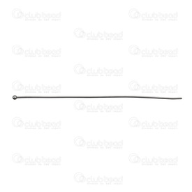 1714-0330 - Metal Ball pin 65mm Black Nickel Wire Size 0.7mm-22GA 200pcs 1714-0330,Findings,Pins,Metal,Ball Pin,65MM,Black,Black Nickel,Metal,Wire Size 0.7mm,200pcs,China,montreal, quebec, canada, beads, wholesale