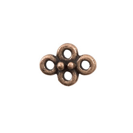 1717-0106-OXCO - Metal Connector Fancy 7X10MM Antique Copper 4 Loops 100pcs 1717-0106-OXCO,Findings,Connectors,Fancy,Metal,Connector,Fancy,7X10MM,Brown,Antique Copper,Metal,4 Loops,100pcs,China,montreal, quebec, canada, beads, wholesale