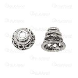 1717-0118 - Metal Cone With Design 12X11MM Antique Nickel 10pcs 1717-0118,Findings,Bead caps,10pcs,Cone,Metal,Metal,12X11MM,With Design,Antique Nickel,China,10pcs,montreal, quebec, canada, beads, wholesale