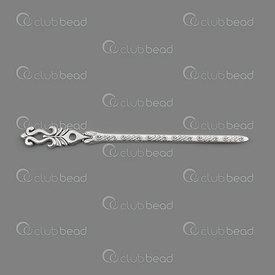 1719-0002-SL - Metal book mark paper cutter fancy design 158x16x2mm nickel 5pcs 1719-0002-SL,Findings,Bookmarks,montreal, quebec, canada, beads, wholesale