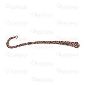 1719-0012-OXCO - Metal Bookmark Hammered 12cm Antique Copper 5pcs 1719-0012-OXCO,Findings,Bookmarks,Hammered,Metal,Bookmark,Hammered,12cm,Brown,Antique Copper,Metal,5pcs,China,montreal, quebec, canada, beads, wholesale
