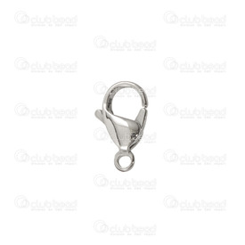 *1720-0002 - Stainless Steel 304 Fish Clasp 15MM 20pcs *1720-0002,montreal, quebec, canada, beads, wholesale