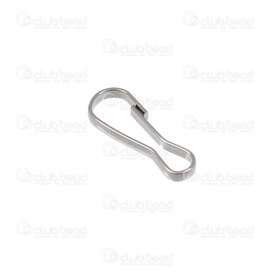 1720-0014-16 - Stainless Steel 304 Key Link Hook 16x6x1.5mm 50pcs 1720-0014-16,Findings,Earrings,Stainless steel,montreal, quebec, canada, beads, wholesale