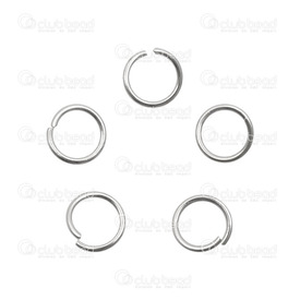 1720-0026 - jump ring bag of 50 4MM natural 1720-0026,montreal, quebec, canada, beads, wholesale