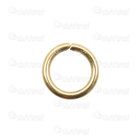 1720-0028-02 - Stainless Steel 304 Jump Ring 8MM Gold Plated Wire Size 1.2mm 50pcs 1720-0028-02,ACier inoxydable,50pcs,8MM,Stainless Steel 304,Jump Ring,8MM,Gold,Metal,Wire Size 1.2mm,50pcs,China,montreal, quebec, canada, beads, wholesale