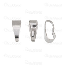 1720-0055-2 - Acier Inoxydable 304 Bélière 3.5X9mm Style Mousqueton 100pcs 1720-0055-2,bail,montreal, quebec, canada, beads, wholesale