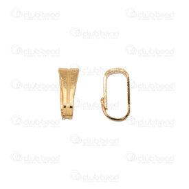 1720-0055-6GL - Acier Inoxydable 304 Bélière 6x2.5x3.5mm Style Mousqueton Plaque Or 50pcs 1720-0055-6GL,300,montreal, quebec, canada, beads, wholesale
