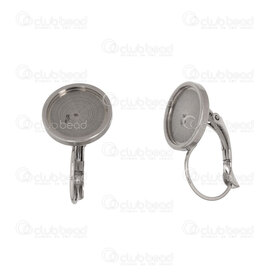 1720-0074-T - Stainless Steel 304 Bezel Cup Leverback Earring Round 12mm Natural 10pcs 1720-0074-T,Findings,Earrings,Leverback,Stainless Steel 304,Bezel Cup Leverback Earring,Round,12mm,Grey,Natural,Metal,10pcs,China,montreal, quebec, canada, beads, wholesale