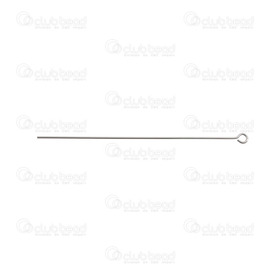 1720-0094 - Stainless Steel 304 Eye Pin 60mm Wire Size 0.7mm 200pcs 1720-0094,Findings,Stainless Steel 304,Eye Pin,60MM,Grey,Metal,Wire Size 0.7mm,200pcs,China,montreal, quebec, canada, beads, wholesale