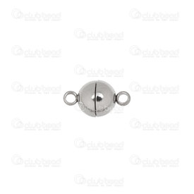 1720-0106-06 - Stainless Steel 304 Magnetic Clasp Ball 6mm Natural 5pcs 1720-0106-06,Stainless Steel 304,5pcs,Stainless Steel 304,Magnetic Clasp,Ball,6mm,Grey,Natural,Metal,5pcs,China,montreal, quebec, canada, beads, wholesale