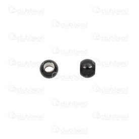 1720-0132-BN - Stainless Steel 304 Bead Round 4mm Black 1.8mm Hole 50pcs 1720-0132-BN,Beads,4mm,Bead,Metal,Stainless Steel 304,4mm,Round,Round,Black,Black,1.8mm Hole,China,20pcs,montreal, quebec, canada, beads, wholesale