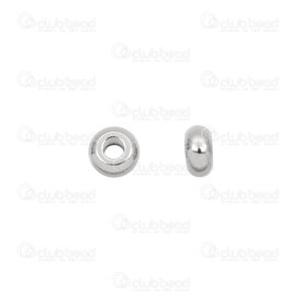 1720-0134-02 - Stainless Steel 304 Bead Spacer Donut 4x2mm Natural 1.5mm Hole 100pcs 1720-0134-02,Beads,Metal,Stainless Steel,100pcs,Bead,Spacer,Metal,Stainless Steel 304,4X2MM,Round,Donut,Grey,Natural,1.5mm hole,montreal, quebec, canada, beads, wholesale