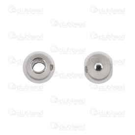 1720-0134-2 - Stainless Steel 304 Bead Spacer Round 5x4mm Natural 1.8mm Hole 100pcs 1720-0134-2,Findings,Stainless Steel,100pcs,Round,Bead,Spacer,Metal,Stainless Steel 304,5x4mm,Round,Round,Grey,Natural,1.8mm Hole,montreal, quebec, canada, beads, wholesale