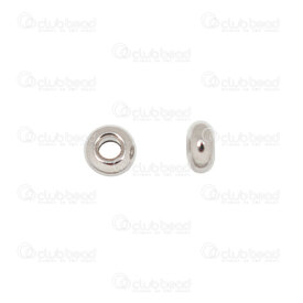 1720-0134 - Stainless Steel 304 Spacer Bead 4x2mm 1.6mm Hole 100pcs 1720-0134,Beads,100pcs,Stainless Steel 304,Bead,Spacer,Metal,Stainless Steel 304,4x2.5mm,Grey,1.6mm Hole,China,100pcs,montreal, quebec, canada, beads, wholesale
