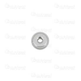 1720-0135-02 - Stainless Steel 304 Bead Spacer Washer Natural 4x2mm 1.5mm Hole 50pcs 1720-0135-02,Findings,Spacers,Beads,Bead,Spacer,Metal,Stainless Steel 304,4x1.8mm,Round,Washer,Grey,Natural,1mm Hole,China,montreal, quebec, canada, beads, wholesale