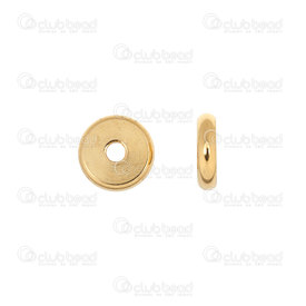 1720-0135-06GL - Stainless Steel 304 Bead Spacer Washer 6x2mm Gold Plated 2mm Hole 30pcs 1720-0135-06GL,1720-,30pcs,Bead,Spacer,Metal,Stainless Steel 304,6X2MM,Round,Washer,Yellow,Gold,2mm Hole,China,30pcs,montreal, quebec, canada, beads, wholesale