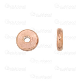 1720-0135-08RGL - Stainless Steel 304 Bead Spacer Washer 7.5x2mm Rose Gold 2mm Hole 20pcs 1720-0135-08RGL,Beads,Metal,Stainless Steel,montreal, quebec, canada, beads, wholesale
