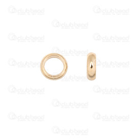 1720-0142-4GL - Acier Inoxydable 304 Bille Separateur Anneau 1.5x4mm Trou 2.5mm Plaque Or 50pcs 1720-0142-4GL,Billes,montreal, quebec, canada, beads, wholesale