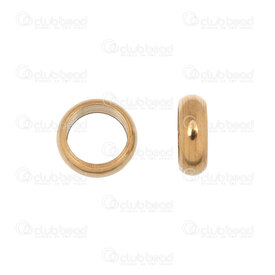 1720-0142-GL - Acier Inoxydable 304 Bille Separateur Anneau 7x2mm Trou 5mm Plaque Or 50pcs 1720-0142-GL,Accessoires de finition,Séparateurs,Billes,montreal, quebec, canada, beads, wholesale