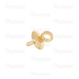 1720-0150-GL - Stainless Steel 304 Up Eye Peg Bail Bead Cap 5x5mm Gold Plated Peg Diameter 0.8mm 20pcs 1720-0150-GL,Findings,Connectors,Up eye bails,Stainless Steel 304,Up Eye Peg Bail Bead Cap,5x5mm,Yellow,Gold,Metal,Peg Diameter 0.8mm,20pcs,China,montreal, quebec, canada, beads, wholesale