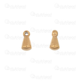 1720-0174-06GL - Stainless Steel 304 Charm Drop 3x6mm Gold Plated 20pcs 1720-0174-06GL,Beads,Metal,Stainless Steel,montreal, quebec, canada, beads, wholesale