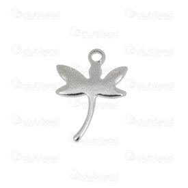 1720-0191-10 - Animal Stainless Steel 304 Charm Dragonfly 9.5x8mm Natural 20pcs 1720-0191-10,Findings,montreal, quebec, canada, beads, wholesale