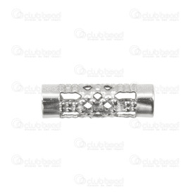1720-0206 - Stainless Steel 304 Bead Tube Fancy 12x4mm Natural 3mm Hole 50pcs 1720-0206,Beads,Stainless Steel,50pcs,Bead,Metal,Stainless Steel 304,12x4mm,Cylinder,Tube,Fancy,Grey,Natural,3mm Hole,China,montreal, quebec, canada, beads, wholesale