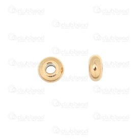 1720-0209-2GL - Stainless Steel 304 Bead Spacer Donut 6x3mm Gold Plated 2mm Hole 20pcs 1720-0209-2GL,Beads,Metal,20pcs,Bead,Spacer,Metal,Stainless Steel 304,6X3MM,Round,Donut,Yellow,Gold,2mm Hole,China,montreal, quebec, canada, beads, wholesale