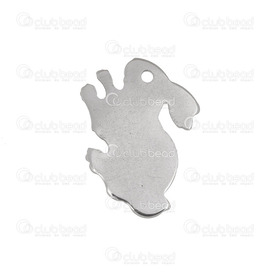 1720-2110-04 - Stainless Steel 304 Charm Rabbit 12x16mm Natural 20pcs 1720-2110-04,Pendants,20pcs,Natural,Charm,Metal,Stainless Steel 304,12X16MM,Rabbit,Grey,Natural,China,20pcs,montreal, quebec, canada, beads, wholesale