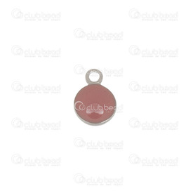 1720-2122-0602 - Stainless Steel 304 Charm Round 6mm Natural Plum filling 20pcs 1720-2122-0602,Charm,Metal,Stainless Steel 304,6mm,Round,Round,Natural,Plum filling,China,20pcs,montreal, quebec, canada, beads, wholesale