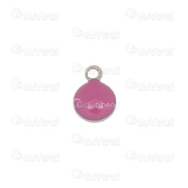 1720-2122-0604 - Breloque Acier Inoxydable 304 Rond 6mm Naturel Remplissage fushia 20pcs 1720-2122-0604,Breloques,Acier inoxydable,Breloque,Métal,Stainless Steel 304,6mm,Rond,Rond,Naturel,Fushia filling,Chine,20pcs,montreal, quebec, canada, beads, wholesale