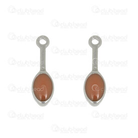 1720-2136-02 - stainless steel Charm drop shape 13x4mm coffee filing 20pcs 0.26gr 1720-2136-02,Clearance by Category,Stainless Steel,montreal, quebec, canada, beads, wholesale