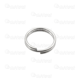 1720-2200-8MM - Stainless Steel 304 Split Ring 8mm Natural 100pcs , 0.6wire 1720-2200-8MM,Stainless Steel,Findings,100pcs,Stainless Steel 304,Split Ring,8MM,Grey,Natural,Metal,100pcs,China,montreal, quebec, canada, beads, wholesale