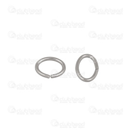 1720-2300-002 - Stainless Steel 304 Jump Ring Oval 4x5mm Natural Wire Size 0.8mm 500pcs 1720-2300-002,Findings,Rings,Stainless Steel 304,Jump Ring,Oval,4X5MM,Grey,Natural,Metal,Wire Size 0.8mm,500pcs,China,montreal, quebec, canada, beads, wholesale