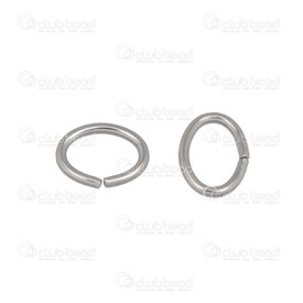 1720-2300-004 - Stainless Steel 304 Jump Ring Oval 6x8mm Natural Wire Size 1mm 200pcs 1720-2300-004,Findings,Rings,Simple - Jump,Stainless Steel 304,Jump Ring,Oval,6X8MM,Grey,Natural,Metal,Wire Size 1mm,200pcs,China,montreal, quebec, canada, beads, wholesale