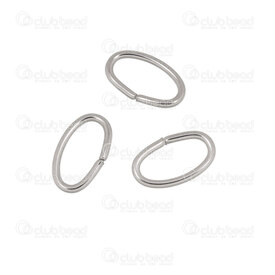 1720-2300-10.6 - Acier Inoxydable 304 Anneau Simple Oval Naturel 10x6mm Diamètre du fil 1mm (18ga) 200pcs 1720-2300-10.6,Accessoires de finition,Anneaux,Simples,Stainless Steel 304,Anneau Simple,Oval,10X6MM,Gris,Naturel,Métal,Wire Size 1mm (18ga),200pcs,Chine,montreal, quebec, canada, beads, wholesale